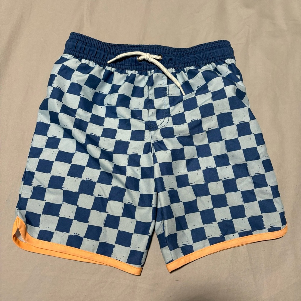 NWOT Carters Blue Checkered Bathing Suit